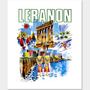 Lebanon Vintage Travel and Tourism Advertising Print Posters and Art